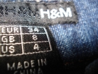 Jako nov, dlouh riflov suke z H&M vel.34-36